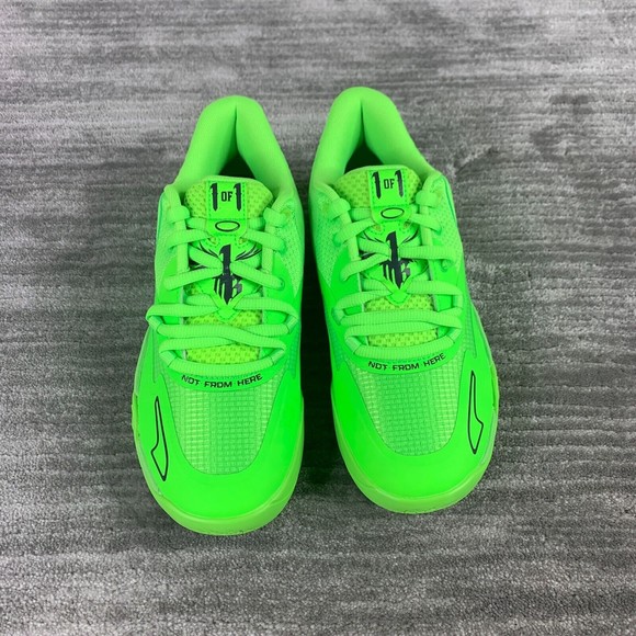 Puma LaMelo Ball MB.01 Lo "Green Gecko" Volt Grade School GS 377368-07 Brand New - Picture 2 of 11